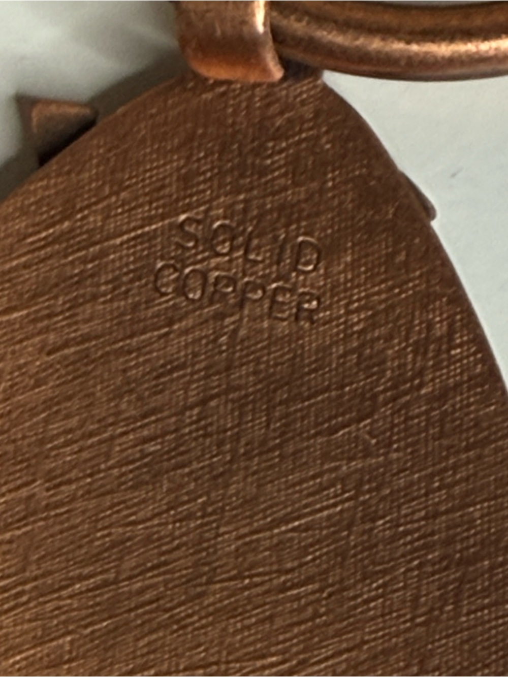 Thunderbird solid copper keychain - Picture 3 of 4